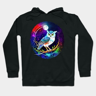 Celestial Guardian Owl Hoodie